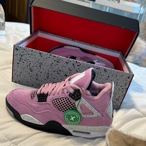 Jordan Athletic Shoes in Pink and Black